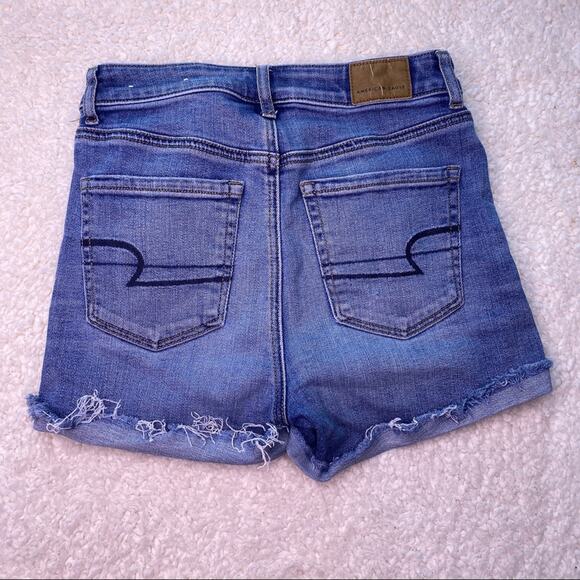 American Eagle Super Hi-Rise Shorties Sz 0 - Picture 6 of 9